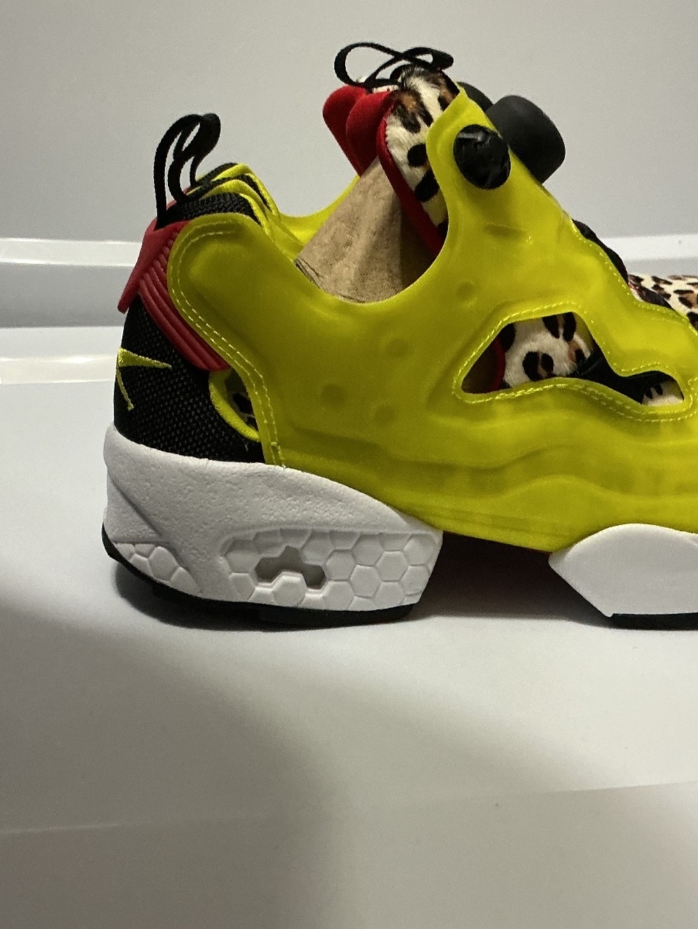 atmos x Reebok Men's Instapump Fury Citron Animal
